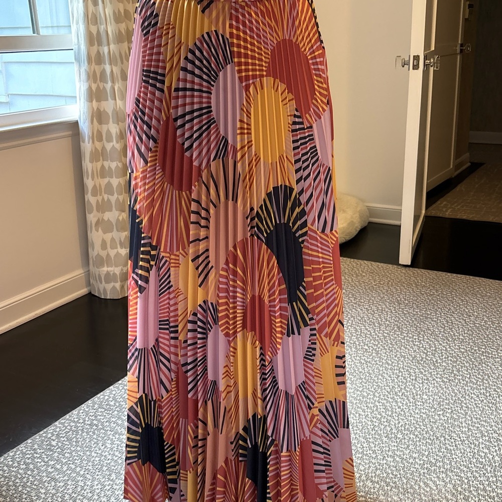 Ba&sh Multicolor pleated Maxi Skirt